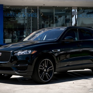 ACE 22" Scorpio Matte Black Machined Face Jaguar F Pace Aftermarket Wheels